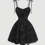 A-line fit and flare mini dress