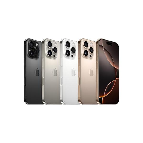 iPhone 16 Pro 128 GB: 5G Mobile Phone with Camera Control, 4K 120 fps Dolby Vision and a Huge Leap in Battery Life. Works with AirPods; Black Titanium