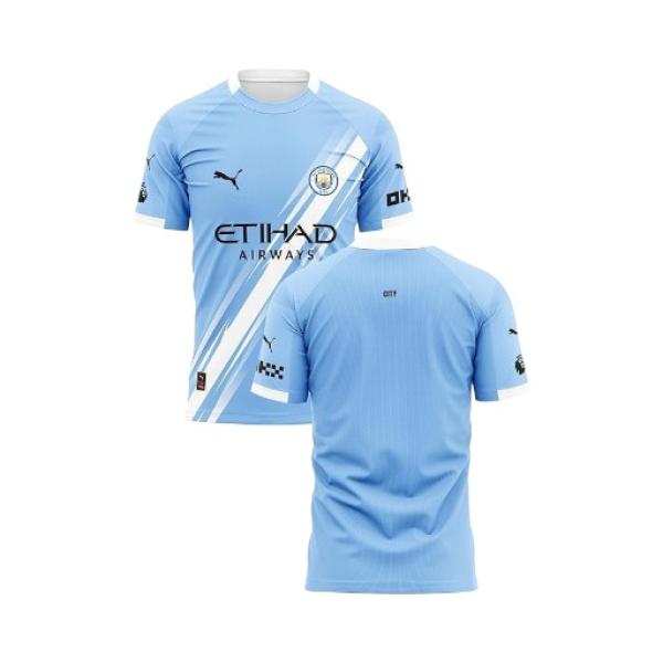 Manchester City Blue Football Jersey 2025/26