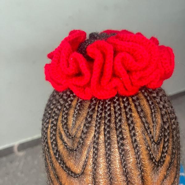 Handmade Crochet Scrunchie – Soft & Stretchy Hair Tie